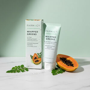 Farmacy Whipped Greens Oil-Free Foaming Cleanser 100ml NIB